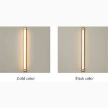 Load image into Gallery viewer, Black/Gold Outdoor Waterproof LED Long Wall Lamp for Garden, Villa, Porch