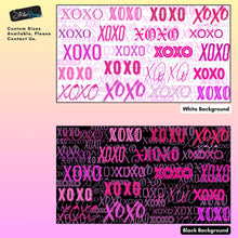 Load image into Gallery viewer, Pink XOXO Wallpaper Mural – Stylish Chic Glamour Girl’s Room Decor. #6899