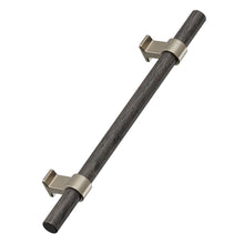 Load image into Gallery viewer, Dark Wood and Bronze "Bond" T-Bar Dual Finish Knob and Pulls