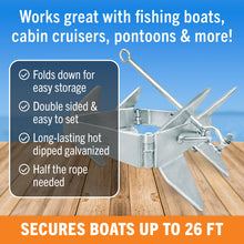 Load image into Gallery viewer, Box Anchor for Boats Folding Anchor
