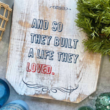 Carregar imagem no visualizador da galeria, Build A Life You Love - Mesh Stencil 8.5x11