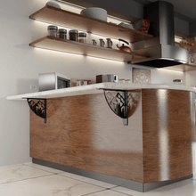 Carregar imagem no visualizador da galeria, Bull's Bay Heavy Duty Steel Brackets for Shelving