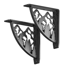 Carregar imagem no visualizador da galeria, Bull's Bay Heavy Duty Steel Brackets for Shelving