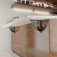 Carregar imagem no visualizador da galeria, Bull's Bay Heavy Duty Steel Brackets for Shelving