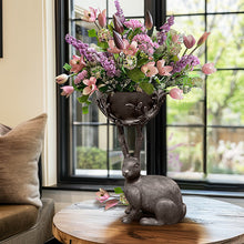 Carregar imagem no visualizador da galeria, Bronze Bunny Decor with Bowl | Brilliant Centerpiece Collection