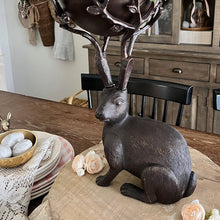 Carregar imagem no visualizador da galeria, Bronze Bunny Decor with Bowl | Brilliant Centerpiece Collection