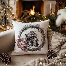 Cargar imagen en el visor de la galería, Christmas Bunny Wreath - Mesh Stencil 10x10