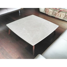 Carregar imagem no visualizador da galeria, Burdur Beige Marble Coffee Table Rectangular Polished and Eased Edge
