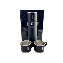 Load image into Gallery viewer, SELZALOT Stainless Steel Vacuum Flask Set, 500ML Gift Set, Black, Thickened Food Grade 304 Stainless Steel, Durable Insulation, Ergonomic Design, with 3 Cups
