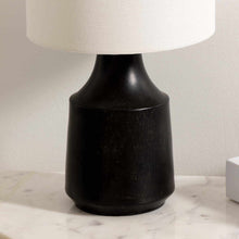Carregar imagem no visualizador da galeria, Canayan Black and Natural Resin Table Lamp