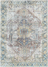 Load image into Gallery viewer, Blue Catigpian Distressed Washable Area Rug - Clearance