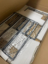 Carregar imagem no visualizador da galeria, UPGENT Simple Modern LED Chandelier Stair Chandelier Dimmable 12 Ring Rectangular Chandelier high Door for Living Room lamp Hall lamp Remote Control