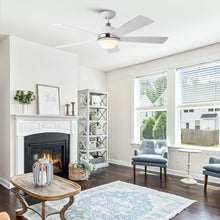 Carregar imagem no visualizador da galeria, 52" Indutrial 5 Blades Ceiling Fan with LED Lighting