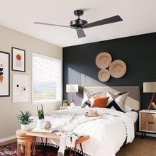 Carregar imagem no visualizador da galeria, 52" Wall Control 4 Speed Ceiling Fan