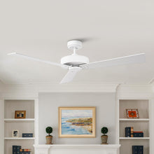 Carregar imagem no visualizador da galeria, 52" Wall Control 4 Speed Ceiling Fan