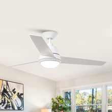 Carregar imagem no visualizador da galeria, 52" 4 Speed Wall Control Ceiling Fan with LED Lighting