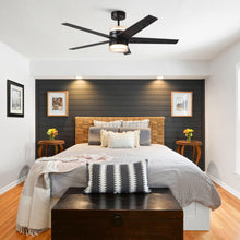 Carregar imagem no visualizador da galeria, 52" Fanelee 5 Blades Industrial Ceiling Fan with LED Lighting