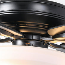 Carregar imagem no visualizador da galeria, 52" Traditional Pull Chain 5 Blades Ceiling Fan with Light