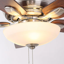 Carregar imagem no visualizador da galeria, 52" Traditional Pull Chain 5 Blades Ceiling Fan with Light