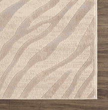Load image into Gallery viewer, Beige Manteca Zebra Print Area Rug