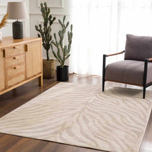 Load image into Gallery viewer, Beige Manteca Zebra Print Area Rug