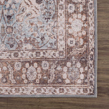 Load image into Gallery viewer, Dauis Blue Persian Style Washable Rug - Promo