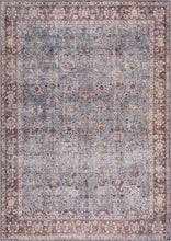 Load image into Gallery viewer, Dauis Blue Persian Style Washable Rug - Promo