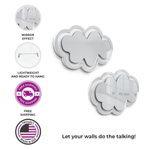 Carregar imagem no visualizador da galeria, Clouds (Set of Two) Mirror