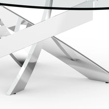 Load image into Gallery viewer, 17" H Contemporary Glass Coffee Table in Living Room, Bedroom