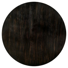 Load image into Gallery viewer, 18"H Antique Black Round Structure Coffee Table with Open Shelf