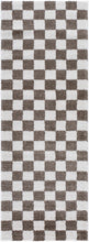 Carregar imagem no visualizador da galeria, Canika Brown Washable Checkered Area Rug