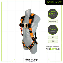 Carregar imagem no visualizador da galeria, Frontline 50VTB Combat Economy Series Full Body Harness with Tongue Buckle Belt M/L