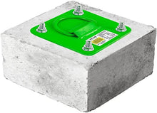 Cargar imagen en el visor de la galería, Concrete and Steel D-Ring Reusable Anchor Plate