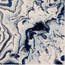 Carregar imagem no visualizador da galeria, Glendon Cream Blue Marble Rug