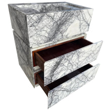Carregar imagem no visualizador da galeria, Calacatta Viola Marble Stand-Alone Drawer Sink (W)20" (L)30" (H)34"