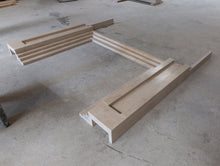 Carregar imagem no visualizador da galeria, Cappuccino Beige Marble Hand-carved Art Deco Fireplace Mantel Polished (W)70" (L)74"