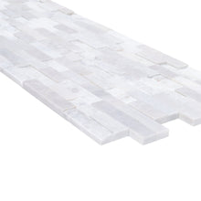 Load image into Gallery viewer, Carrara White Ledger Multi-surface 3D Panel 6"x24" Marble Wall Tile - Full Truckload