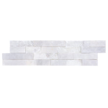 Load image into Gallery viewer, Carrara White Ledger Multi-surface 3D Panel 6"x24" Marble Wall Tile - Full Truckload