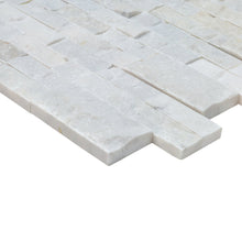 Load image into Gallery viewer, Carrara White Ledger 3D Panel 6"x24" Natural Marble Wall Tile - Full Truckload