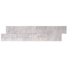 Load image into Gallery viewer, Carrara White Ledger 3D Panel 6"x24" Natural Marble Wall Tile - Full Truckload