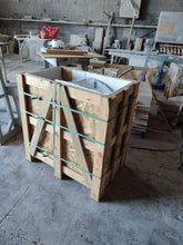 Load image into Gallery viewer, Carrara White Marble Nesting Coffee Table Round Set of 2 Polished