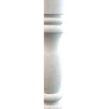 Cargar imagen en el visor de la galería, Carrara White Marble Balustrade Hand-carved from Solid Marble Block (SET of 4)