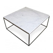 Carregar imagem no visualizador da galeria, Marble Coffee Table Square Polished and Eased Edge