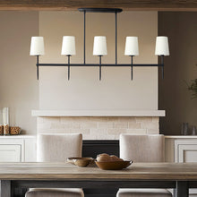 Carregar imagem no visualizador da galeria, 5 Light Linear Modern Chandelier