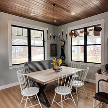 Load image into Gallery viewer, Black Metal 6 Light Candelabra Chandelier