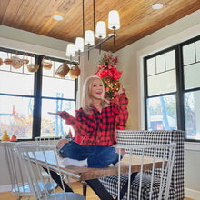 Carregar imagem no visualizador da galeria, 5 Light Linear Modern Chandelier