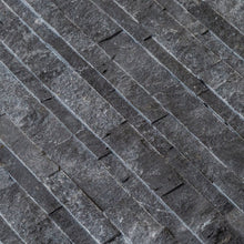 Cargar imagen en el visor de la galería, Charcoal Cambria Ledger 3D Panel 6.8"x20.8" Split-face Marble Wall Tile - Full Truckload