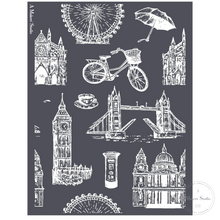 Cargar imagen en el visor de la galería, Cherrio London - Mesh Stencil 8.5x11