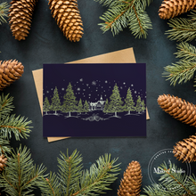 Cargar imagen en el visor de la galería, Christmas Story - Mesh Stencil 10x10