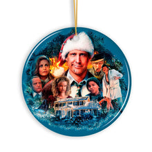 Load image into Gallery viewer, Christmas Vacation Mural Artistic Christmas Ornament, Shitters Full Crew